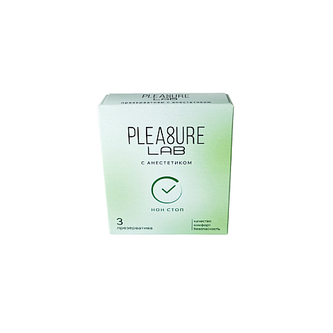 Презервативы с анестетиком Pleasure Lab, 3 шт