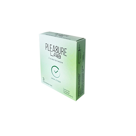 Презервативы с анестетиком Pleasure Lab, 3 шт