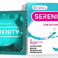 Презервативы ультратонкие Serenity Ultra Thin, 3 шт