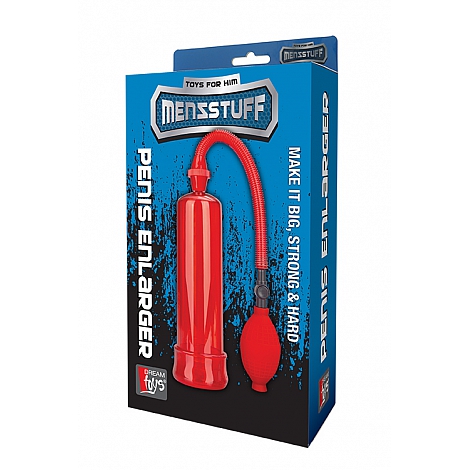 Вакуумная помпа для мужчин MenzStuff Penis Enlarger Red