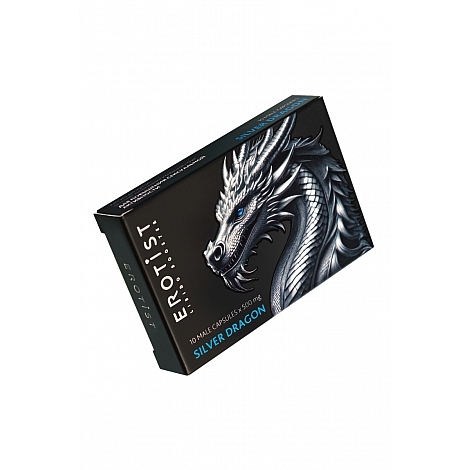 Капсулы Erotist Silver Dragon для мужчин, для усиления эрекции, 10 капсул