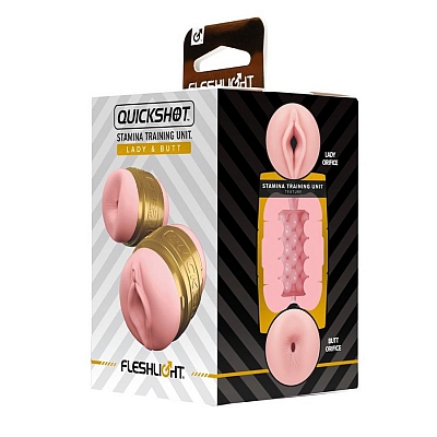 Двухсторонний тренировочный мастурбатор оригинал Fleshlight Quickshot Stamina