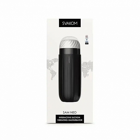 Автоматический мастурбатор Svakom Sam Black