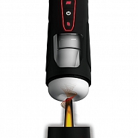 Мастурбатор с вибрацией PDX Elite Milk Me Hotter - Black Pipedream