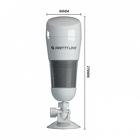 Мастурбатор с присоской Hedy