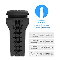 Набор Kiiroo: Мастурбатор Feel Pocket Stroker + интерактивная насадка PowerBlow