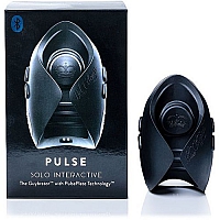 Мужской мастурбатор (осциллятор) для секса на расстоянии Pulse Solo Interactive