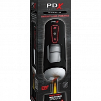 Мастурбатор с вибрацией PDX Elite Milk Me Hotter - Black Pipedream