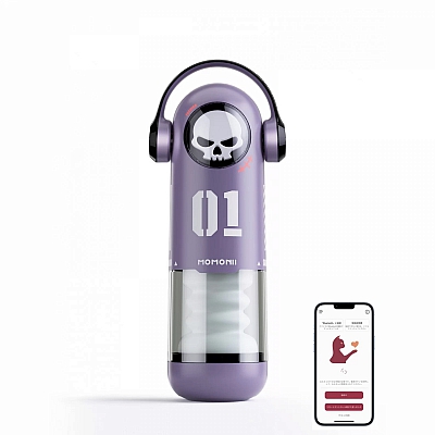 Автоматический мастурбатор с приложением BeYourLover Momonii Skull Men