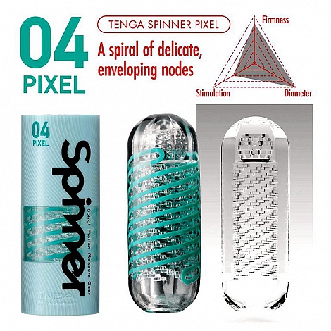 Мастурбатор Tenga Spinner 04 Pixel