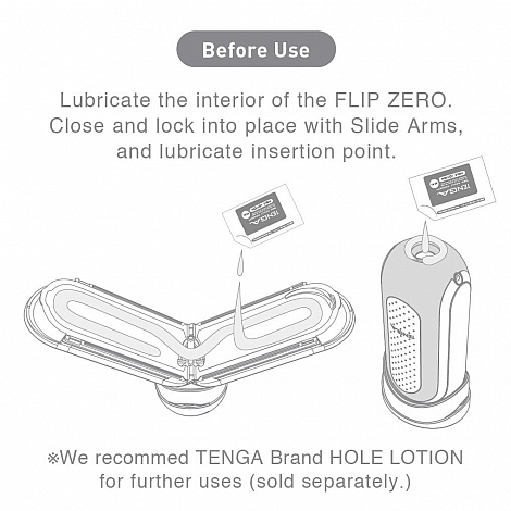 Мастурбатор белый Tenga Flip Zero