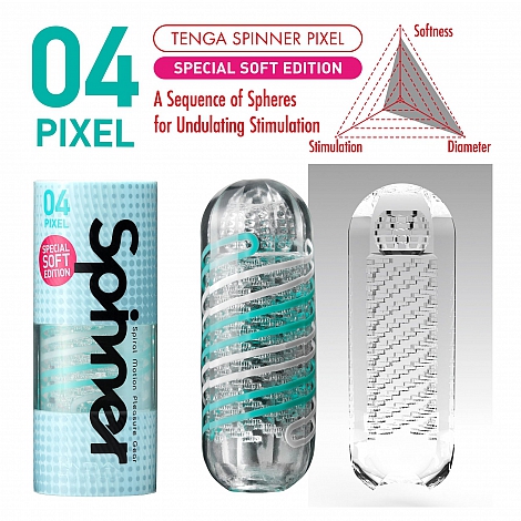 Мастурбатор Tenga Spinner 04 Pixel Special Soft