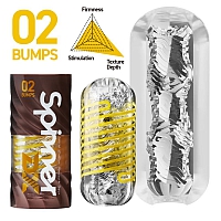Мастурбатор Tenga Spinner DX 02 Bumps