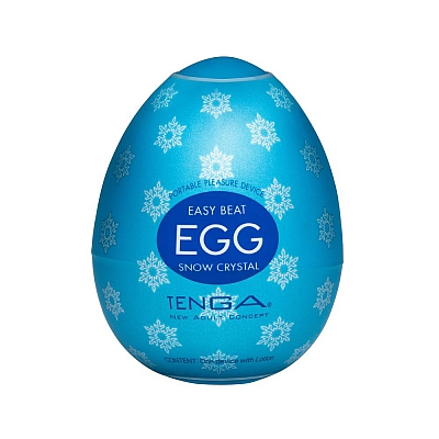 Мастурбатор с охлаждающим эффектом Tenga Egg Snow Crystal