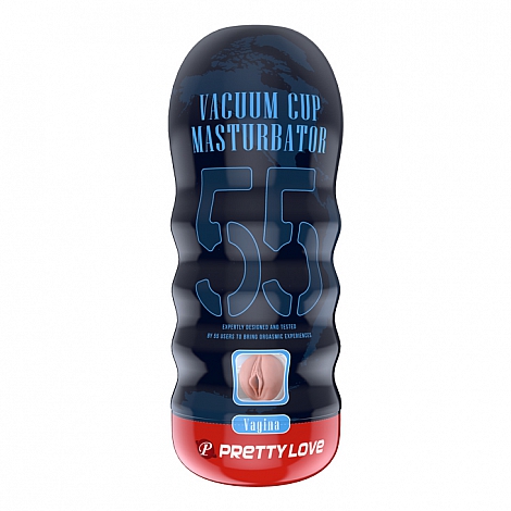 Мастурбатор-вагина в тубе Pretty Love Vacuum Cup Masturbator 55 Vagina