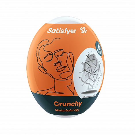 Мини-мастурбатор Satisfyer Egg Single Crunchy