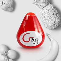 Яйцо-мастурбатор Gvibe Gegg Red
