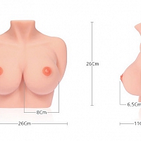 Торс мастурбатор в натуральную величину Bouncing Series Titties C от Kokos