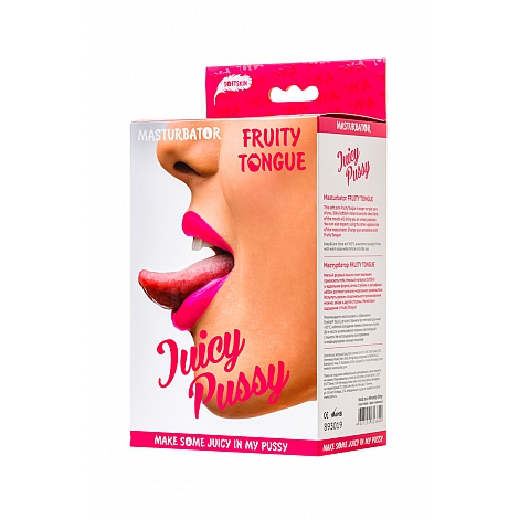 Двойной мастурбатор Toyfa Juicy Pussy Fruity Tongue, 19 см