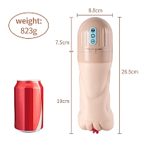 Мастурбатор в виде вагины с функциями всасывания и вибрации Beata