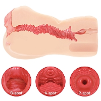 Мастурбатор вагина с двойным слоем материала Onahole edition 004