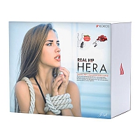 Мастурбатор полуторс Hera RealHip с вибрацией и ротацией от Kokos