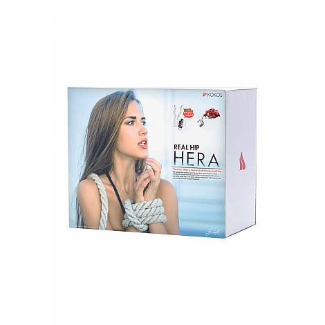 Мастурбатор полуторс Hera RealHip с вибрацией и ротацией от Kokos