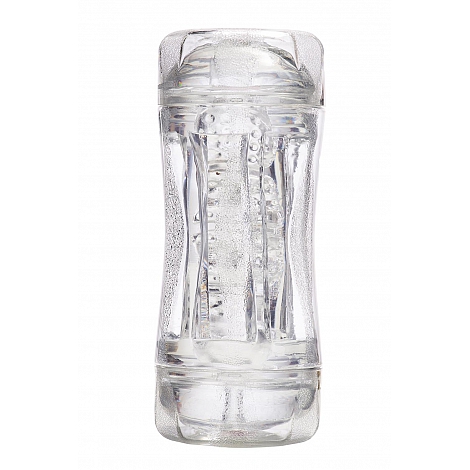 Мастурбатор двухсторонний (вагина-анус) прозрачный The Girl Next Door Sophia