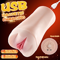 Мастурбатор реалистичный с вибрацией Penny Pussy