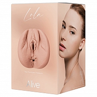 Мастурбатор телесный с двумя отверстиями Alive Lola