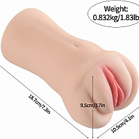 Мастурбатор реалистичный с вибрацией Brenna Pussy