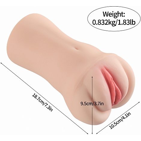 Мастурбатор реалистичный с вибрацией Brenna Pussy