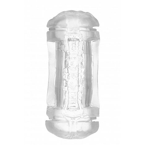 Мастурбатор двухсторонний (вагина-анус) прозрачный The Girl Next Door Sophia