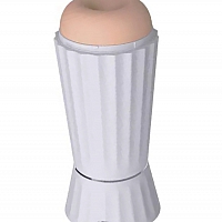 Реалистичный мастурбатор в колбе с функцией всасывания