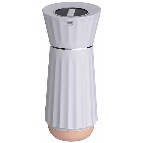 Реалистичный мастурбатор в колбе с функцией всасывания