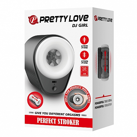 Мастурбатор с вибрацией Pretty Love DJ Girl
