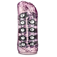 Мастурбатор-вагина с металлическими массажными шариками M For Men Superstroker Pink