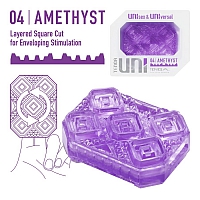 Мастурбатор для двоих Tenga Uni Amethyst