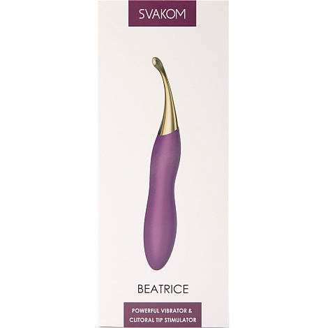 Клиторальный стимулятор со сменными насадками Svakom Beatrice