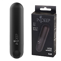 Перезаряжаемая вибропуля Indeep Clio Black