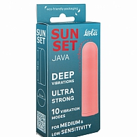 Перезаряжаемая вибропуля Java Sunset Orange