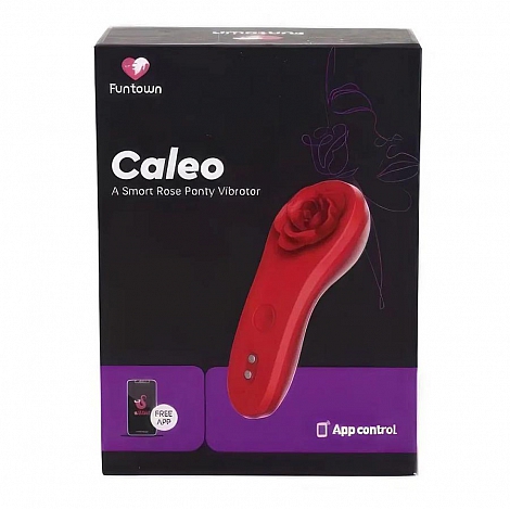 Вибратор в трусики красный Magic Motion Funtown Caleo