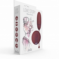 Виброяйцо на пульте управления Love Story Mata Hari wine red