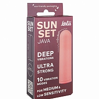 Перезаряжаемая вибропуля Java Sunset Pink