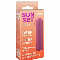 Перезаряжаемая вибропуля Java Sunset Purple
