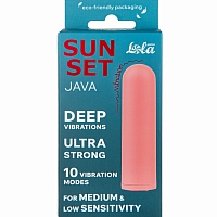 Перезаряжаемая вибропуля Java Sunset Orange