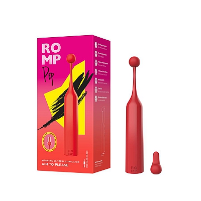 Клиторальный стимулятор красный Romp Pop