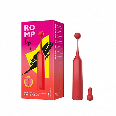 Клиторальный стимулятор красный Romp Pop