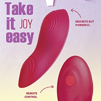 Перезаряжаемый вибратор в трусики Take it Easy Joy