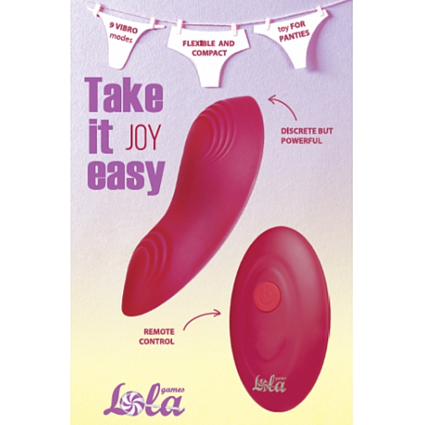 Перезаряжаемый вибратор в трусики Take it Easy Joy